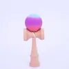 Tre färggradient Trä Kendama Toy Professional Skillful Jonglling Ball Education Traditionell spel Toy for Children Gift 240112