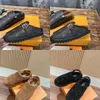 Designer Shoes Cosy Comfort Clog Mules Sandals Women Men Flat Fur Leather Mule Slippers Fashion Winter Warm Plush Slides adjustable Strap Size 35-45