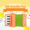 Kids Accordion Toy 10 klucze 8 akordeonów basowych instrument muzyczny edukacyjne zabawki dla maluchów początkujących chłopców dziewczęta 240112