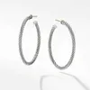 Projektant David Yumans Yurma Biżuteria Bransoletka Dy Średni pierścień kablowy kolczyki są popularne wśród nowych wątków modnych i wszechstronnych David
