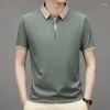 Men's Polos Polo T Shirt For Men Clothes Summer Short Sleeve Mens Tshirts 2024 Fashion Casual T-shirt Loose Top Camisetas De Hombre LM