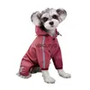 Dog Apparel Dog Raincoat Reflective Waterproof Pet Clothes for Chihuahua Maltese Rain Coat Small Medium Dogs Jumpsuit Raincoat Dogs Overallsvaiduryd