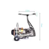 POWER Full Metal Mini Inverno Carretel de Pesca no Gelo Pequenos Molinetes Carpa Jangada Roda de Pesca para Peixe Acessórios Engrenagem de Água Salgada 240112