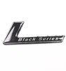 1pcs Aluminum Black Series sticker Emblem for W204 W203 W211 W207 W219 Auto car For AMG badge9908721