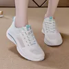 Gai 2024 Femmes d'hiver Randonnée Running Mesh Chaussures chaussures plates Fashion Boule Bule Blanc Trainers Large taille 35-41