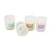 Bougies Accueil Bougies parfumées à la main sans fumée en verre Huile essentielle naturelle Cire de soja Bougie d'aromathérapie Proposition romantique Parfumée Dro Dhg6H