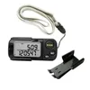 Mini contador de passos andando pedômetro digital 3D com clipe de calorias e cronômetro exercício 240112