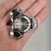 Fidget Silent Bearing Zinc Alloy Metal Ball Mute Rostfritt stål Handspinnar EDC Toys Finger Gyro Relieve Stress Boy Xmas Gift 240113