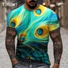 T-shirts pour hommes 2024 Cosplay 3D T-shirt imprimé Street Funny Hip-Hop Style Cool