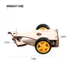 STEM TOYS FÖR BARN Education Science Experiment Technology Toy Diy Electric Motorr Model 3D TROE PURBLE Målade barn 240112