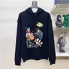 NY DESIGNER UTSKRIFT CREWNECK Varma män Kvinnor Fashion Street Pullover Sweatshirt Loose Hoodie Par Topp Reflekterande storlek S-5XL. M36 18