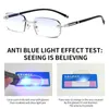 Sunglasses Eye Protection Anti-Blue Light Reading Glasses Blue Ray Blocking Ultralight Hyperopia PC Anti Fatigue Square Eyeglasses