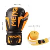 1 Pair Boxing Gloves Muay Thai MMA Punching Training Bag Gloves Adjustable Handwraps Sports Mittens with Wrist Support Straps 240112