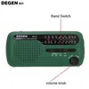 Radio Degen De13 Fm Am Sw Crank Dynamo Solar Power Emergency Radio Global Receiver High Quality Vs Tecsun Pl310et Vs Panda 6200