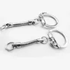 30PCS 6x2.3CM Metal Snake Chains Key Rings Chain Buckle For DIY Jewelry Making Accessories Special Keychain Parts Wholesale 240112