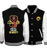 Cobra Kai dör aldrig basebolljacka kappa hoodie män kvinnor tryck baseball uniformer motorcyklar rockar cardigan toppar kläder topp 240113