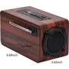 Speakers Classic Wooden Wireless Bluetooth Speaker With Antenna Fm Radio Function Support Micro Sd And Usb Flash Drive
