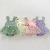 Rompers nyfödda mode baby girl prinsessan fairy blommor sling romper klänning spädbarn småbarn tyll jumpsuit sommar baby kläder 3m-18mvaiduryb