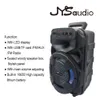 Högtalare Portable Wireless BluetoothCompatible Trolley Speaker Smart Audio Outdoor Karaoke Stereo Högtalare Boombox TF FM Radio Aux