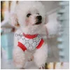 Fashion Gauze Dog Skirt Classic Print Plover Hoodie Designer Thicken Warm Sweater Jackets Puppy Schnauzer Drop Delivery Dhflm