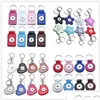 Porte-clés en cuir Pu coeur étoile Noosa morceaux 18Mm bouton pression porte-clés porte-clés bijoux livraison directe Dh5Ry