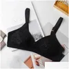 BHs 2024 Mode Dünne Atmungsaktive BH Spitze Gestickte Damen Bralette Unterwäsche Bequeme Draht Brassiere Plus Größe Drop Lieferung Ap Otzsj