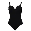 テクスチャvネックを着用する女性のためのワンピース水着ハイウエスト水着2023ビーチ水着スーツ