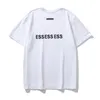 New Summer ESSE T Shirt Loose Rubber Letter Ovesized Short Sleeve Hip Hop Unisex 100% Cotton Sports Tees