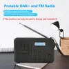 Radio Portable Bluetooth 5.0, récepteur Radio numérique Dab/dab + et Fm, écran Lcd 2.4 pouces, sortie stéréo, haut-parleur