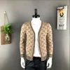 Men's cardigan sweater spring and autumn celebrity long sleeved jacket knitted sweater men's jacket fashion brand business person 240113