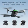 Drone professionnel S155 UAV Quadcopter, moteur sans balais GPS, charge utile 500 g, stabilisateur de cardan à 3 axes, évitement d'obstacles, cadeau parfait