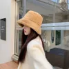 Berets moda w stylu koreański wakacje na świeżym powietrzu miękka zimowa czapka rybacka kobiety kapelusze kubełko kapelusz zużycie głowy
