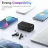 Наушники Солнечная зарядка Power Bank + Беспроводные наушники Bluetooth Наушники Спортивная музыка TWS для Apple iPhone Samsung Xiaomi Мобильный телефон ПК