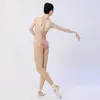 Palco desgaste ballet collant cheongsam-estilo roupas de treinamento feminino ginástica arte exame macacão dança traje