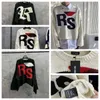 Suéteres para hombres 2023FW RAF SIMONS RS Suéter Hombres Mujeres 1 Top Calidad Cuello redondo Bat Shirt Manga Sudaderas de punto N1