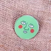 Broschen Mob Psycho 100 Green Ghost Dimple Ekubo Emaille Pin Lustige Anime Abzeichen Brosche Rucksack Dekoration Schmuck