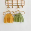 Ensembles de vêtements de vêtements d'été ensembles de vêtements floraux Camisole et Bloomer 2 PCS Toddler Girls Suit Infant tenue H240508