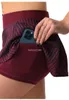 Tennisrok Lemens Dames Gymkleding Sportshorts Zomersportkleding Yoga Golf Verstelbare zak Meisjes Print Geplooide jurk Dames Hardlopen Fitness Bikerrokken