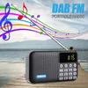 Radio Draagbare radiospeler Ontvanger Digitale Dab Dab+fm-radio Bluetooth-stereoluidspreker Outdoor Fm-ontvanger Muziekspeler met riem