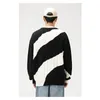 AutumnWinter Mens Sweater Pullover Loose Round Neck Versatile 240113