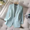 Herfst vrouwen Blazer Pailetten Femme Zomer Zonnebrandcrème Jas Wit Jasje Damesmode Dunne Zwarte Vest 240113