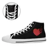 Scarpe personalizzate Scarpe da skateboard San Valentino HIGH-CUT 7218 amanti delle stelle scarpe fai da te Scarpe casual retrò uomo donna scarpe sneaker da esterno taglia grande eur 29-49