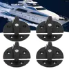 All Terrain Wheels Marine Cabinet Twist Turn Button Lock Verstärktes Nylon 4 Sätze Einfache Installation Leicht Schwarz Für Yacht RV