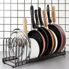 Kitchen Storage 7/10/13 Tier Cookware Baking Frying Rack 2 DIY Methods Cabinet Organizer For Bakeware Cutting Boards