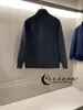 Giacche da uomo autunno e inverno loro giacche da cappotto in cashmere business casual grigio blu navy piana