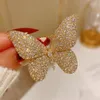 Broches en strass papillon pour femmes, élégantes, cadeau de mariage, Banquet, accessoires pour vêtements, revers