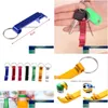 Apriscatole 4 in 1 apribottiglie portachiavi catena portachiavi portachiavi metallo birra bar strumento artiglio regalo unico 3 pezzi consegna goccia casa giardino kitch Dhh7F