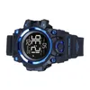 Horloges Sporthardloophorloge Elektronische digitale horloges Multifunctioneel Dual Dial LED Waterdicht Casual Sport