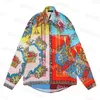 Designer Mens Button Shirts Luxury Crown Stylr Shirts tTops Long Sleeve Bowling Shirts Jackets