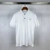 MAN Summer Designer T Shirt Tshirt Fashion Stone Polo Shirt Half Button Tapel Treasable Short Short High